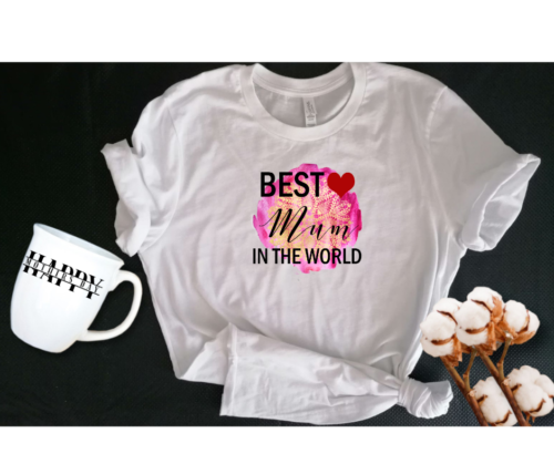 Best Mum In The World T-Shirt & Happy Mothers Day Mug
