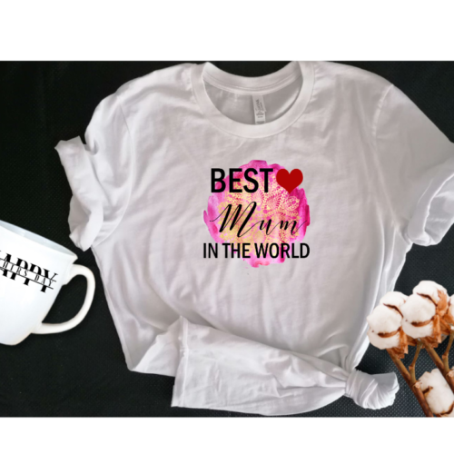 Best Mum In The World T-Shirt & Happy Mothers Day Mug