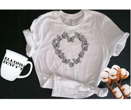 Butterfly Heart T-Shirt & Happy Mothers Day Mug