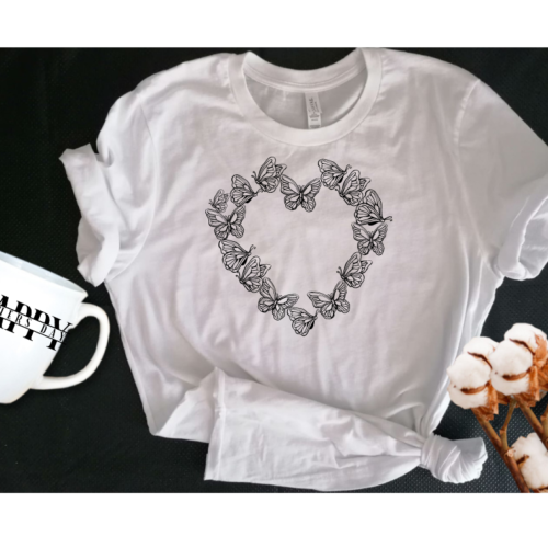 Butterfly Heart T-Shirt & Happy Mothers Day Mug